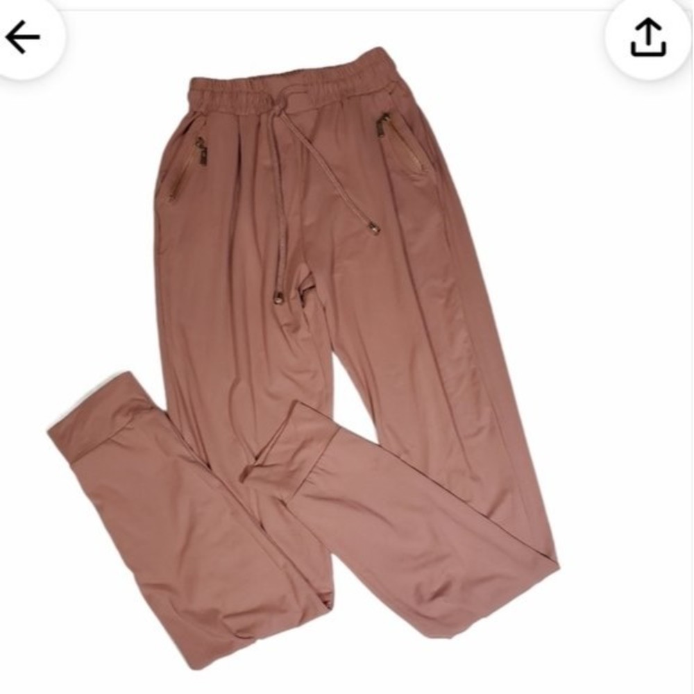 LA12ST Lounge pants size S mauve Pink elastic top *